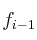 f_{i-1}