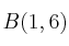 B(1,6)