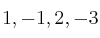1,-1,2,-3