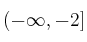 (- \infty,-2]