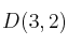 D(3,2)