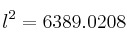 l^2 = 6389.0208