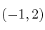 (-1,2)