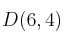 D(6,4)