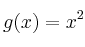 g(x)=x^2