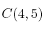 C(4,5)