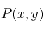 P(x,y)