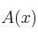 A(x)