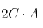  2 C \cdot A