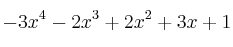 -3x^4-2x^3+2x^2+3x+1