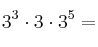 3^3 \cdot 3 \cdot 3^5 =