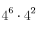 4^6 \cdot 4^2