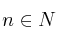 n \in N