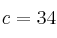 c=34