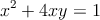 x^2+4xy = 1
