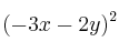 (-3x-2y)^2
