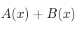 A(x)+B(x)