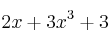 2x+3x^3+3