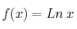 f(x)=Ln \:x