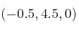 (-0.5,4.5,0)