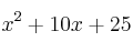  x^2 + 10x + 25