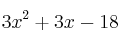 3x^2+3x-18