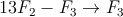13F_2-F_3 \rightarrow F_3