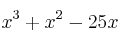 x^3+x^2-25x