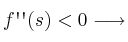 f\textsc{\char13} \textsc{\char13}(s) <0  \longrightarrow