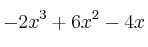 -2x^3+6x^2-4x