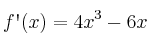 f\textsc{\char13}(x)=4x^3-6x