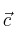 \vec{c}