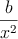 \frac{b}{x^2}