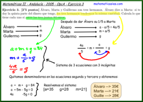 Problema resuelto con sistema 3x3