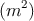 (m^2)