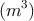 (m^3)