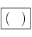 \fbox{( \:\: )} \fbox{( \:\: )}