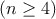 (n \geq 4)