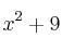 x^2+9