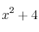 x^2+4