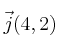 \vec{j}(4,2)