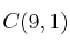 C(9,1)