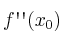 f\textsc{\char13} \textsc{\char13}(x_0)