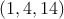 (1, 4, 14)
