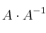 A \cdot A^{-1}