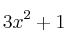 3x^2+1