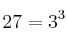 27=3^3