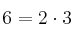 6 = 2\cdot3