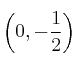 \left( 0,-\frac{1}{2} \right)