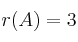 r(A)=3